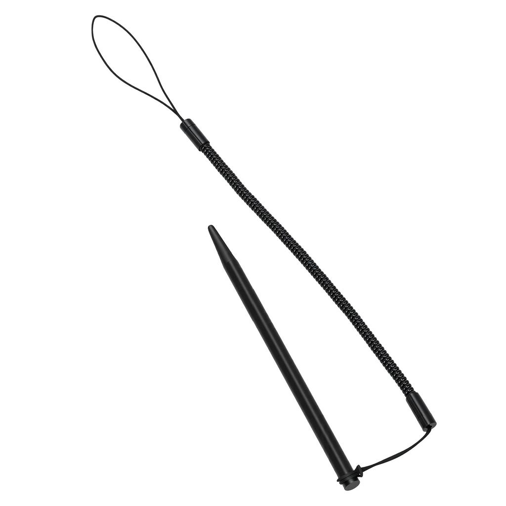Resistive Stylus Pen with Spring Rope Precise Writing Portable POS Signature Stylus Pen Black Black Short 92 with Cable