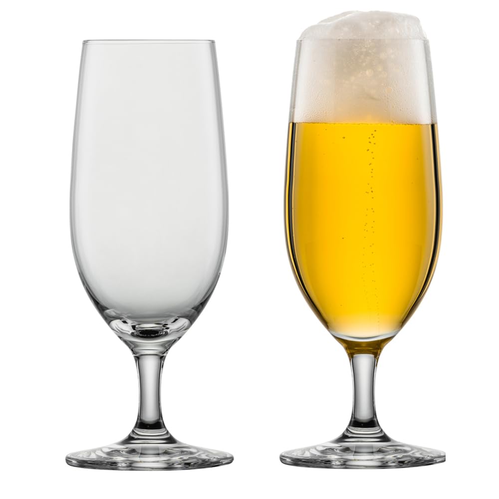 

[Officially Imported] SCHOTT ZWIESEL Classico Beer Glasses, 380ml Clear, Set of 2, Dishwasher Safe, P106296