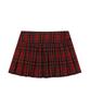 Sunday Fruits Market Sun Pleats Skirt Red Check