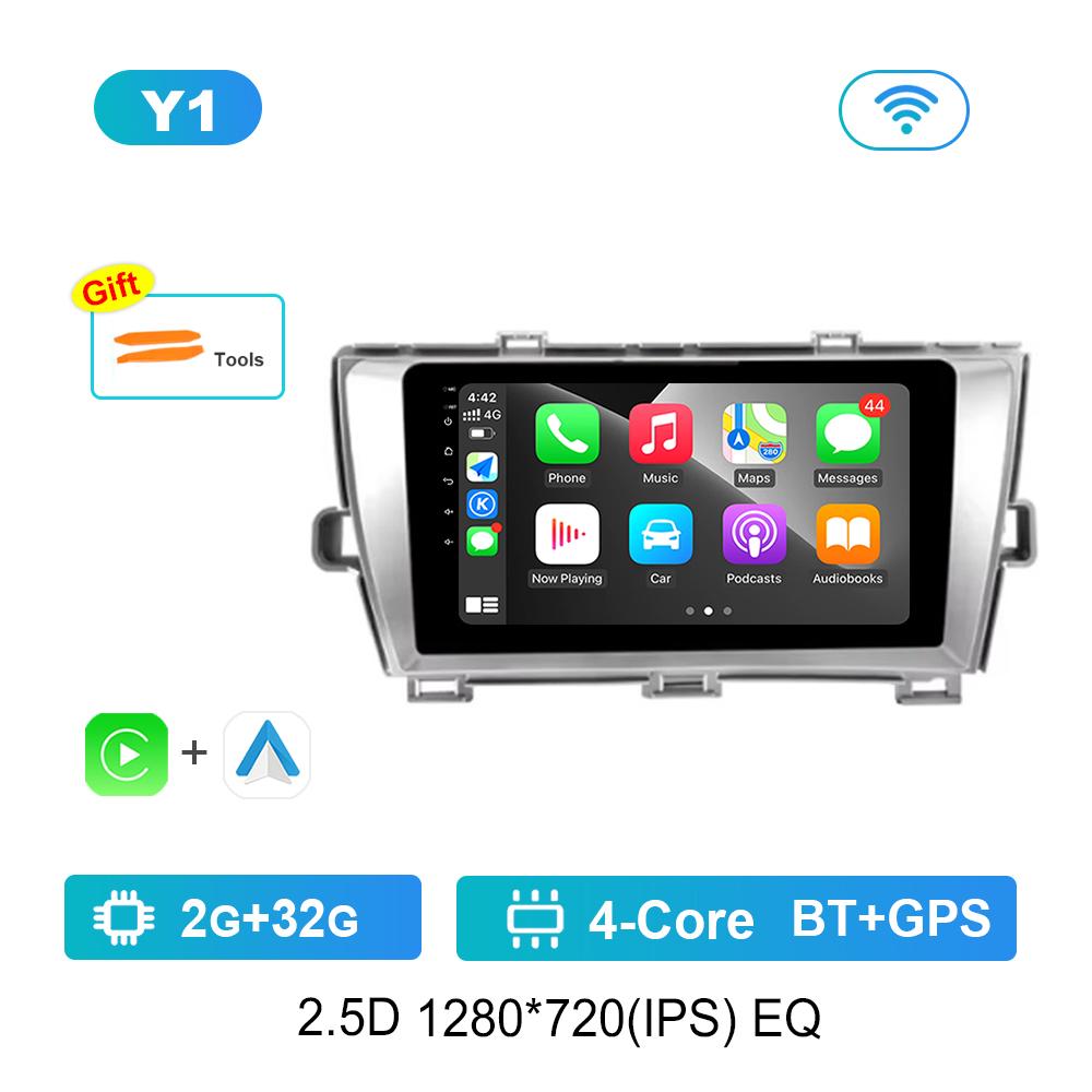 

WiFi for Toyota Puris 2009 - 2013 Car Radio Multimedia Player 10 inch Android OS 4G Bluetooth GPS HD Touch Screen Cooling Fan