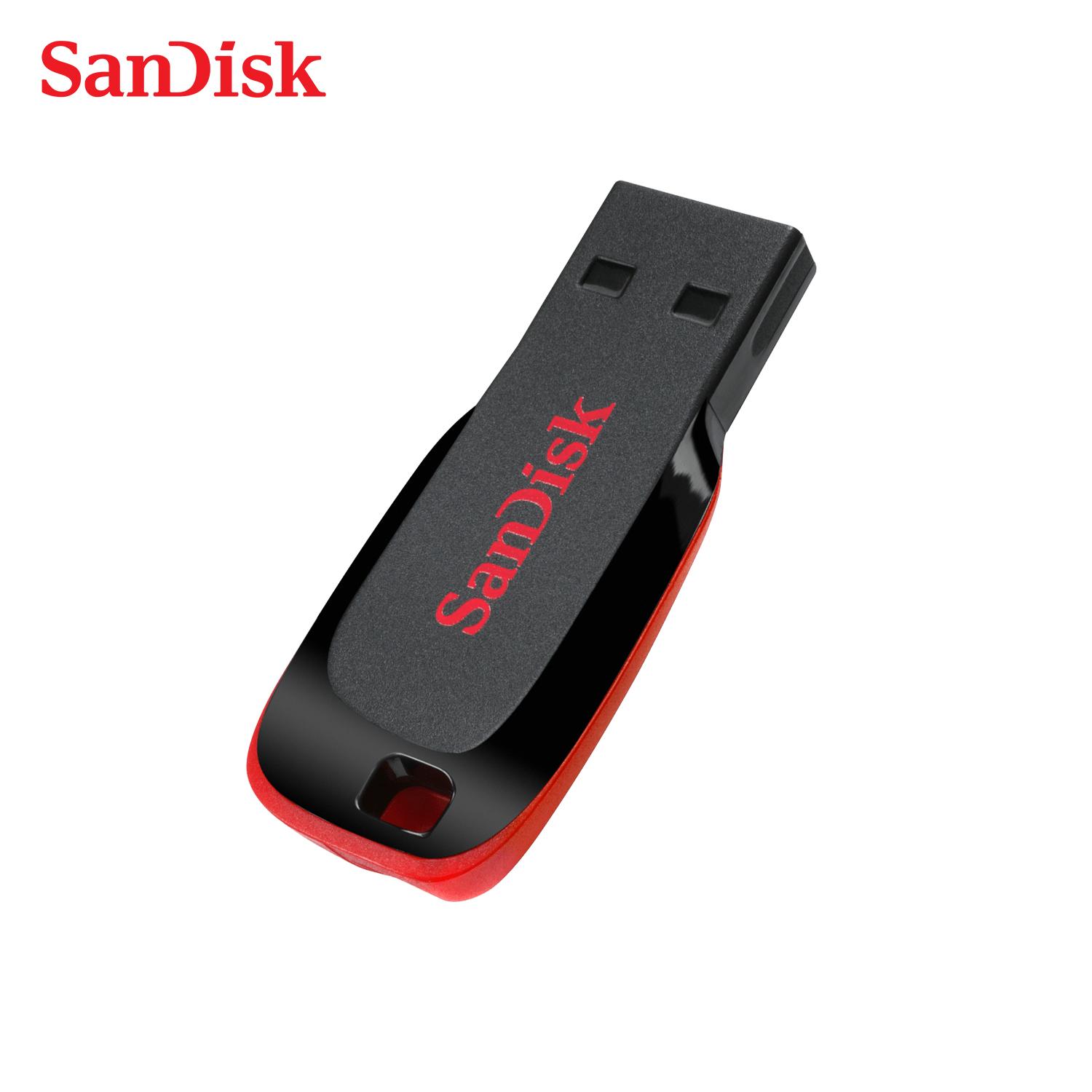 

SanDisk CZ50 16 ГБ USB 2.0 Флеш-накопитель оригинальный sandisk usb 32 ГБ 64 ГБ 128 ГБ Карта памяти U Диск мини USB Флеш-накопитель для компьютера 【64GB】