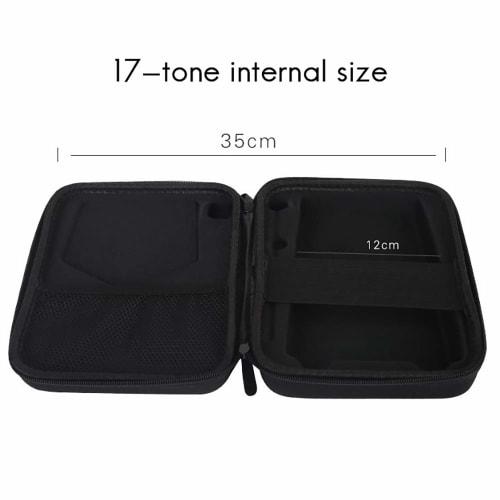 17 Key Kalimba Case Thumb Piano Box Bag Water Resistant Shockproof Percussion Keyboard Instrument Part