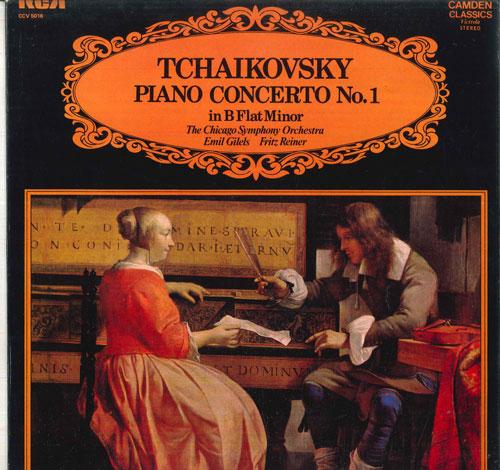 

LP Record EMIL GILELS, FRITZ REINER, CHICAGO - Tchaikovsky Piano Concerto No1 In B CCV5016 RCA CAMDEN CLAS UK Classical Used