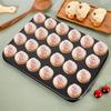 48 Holes Mini Round Muffin Cake Pan Cupcake Mold Non Stick Baking Dishes Carbon Steel Oven Trays Pastry Tool Kitchen Bakeware