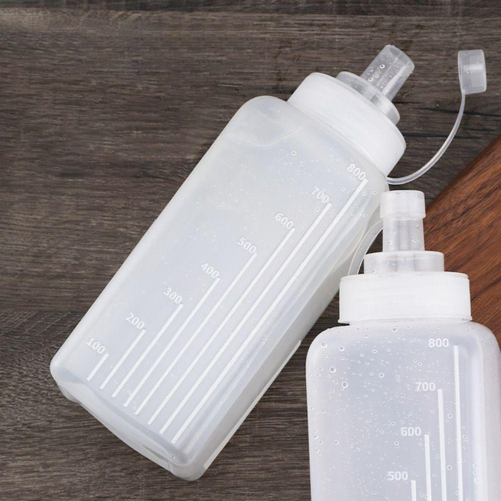 800/1000ml Kitchen Large Caliber Condiment Dispenser with Scale Squeeze Bottles Squirt for Oil Sauce Mustard Kitchen Supplies
