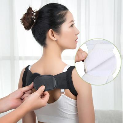 Correttore per la schiena regolabile extra morbido, design ergonomico, cintura di correzione della postura unisex