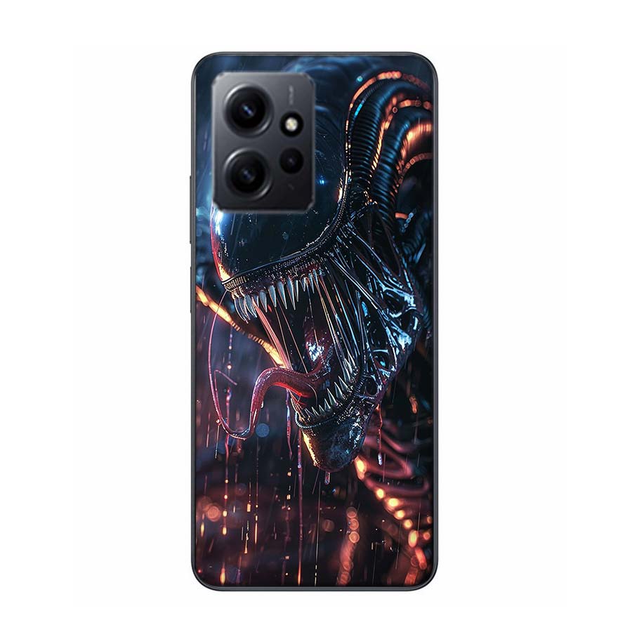 COOL A-Alien Xenomorph Phone Case For Redmi Note 14 15 Pro 5G 13 12 Pro Plus 11 11T 11E 11S 10 Pro 10S 9 9S Cover Cell Clear TPU