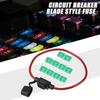 ABSOPRO Fuse Holder 30A Mini Style Fuse 12 AWG Fuse Holder Waterproof 12