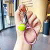 Tennis Metal Delightful Racket Keychain Fashionable Gift For Holidays Festivities And