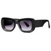 Simple Square Sunglasses, New Large-frame Cat's Eye Square Retro Sunglasses for Women UV