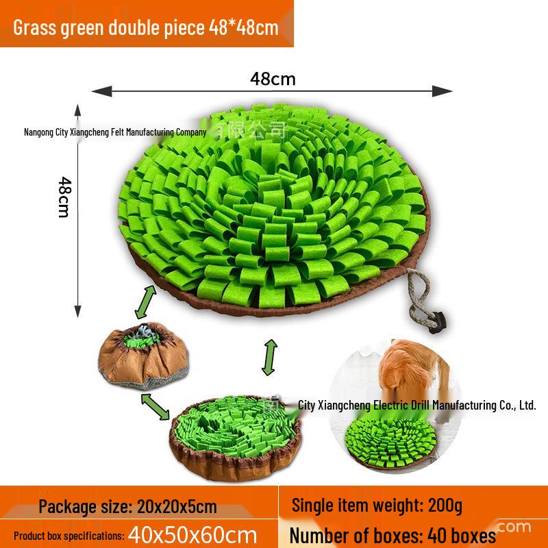 Pet Sniffing Mat: Indoor Dog & Cat Foraging Toy, Decompression Puzzle & Slow Feeder