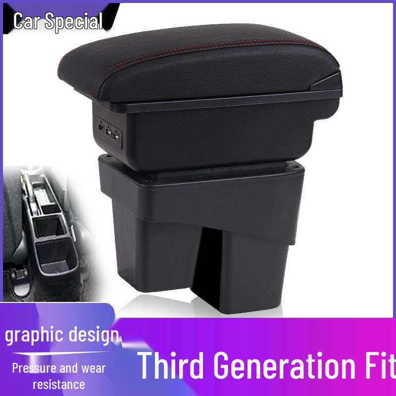 Honda Fit 2014-20 Third Gen Sporty Interior GK5 Central Armrest Box
