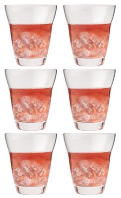 Toyo Sasaki Glass Tumbler Glass Soft Drink Tumbler 430ml Set of 6 Made In Japan Dishwasher Safe Unbreakable Glass Cup Coffee Glass Juice Glass
