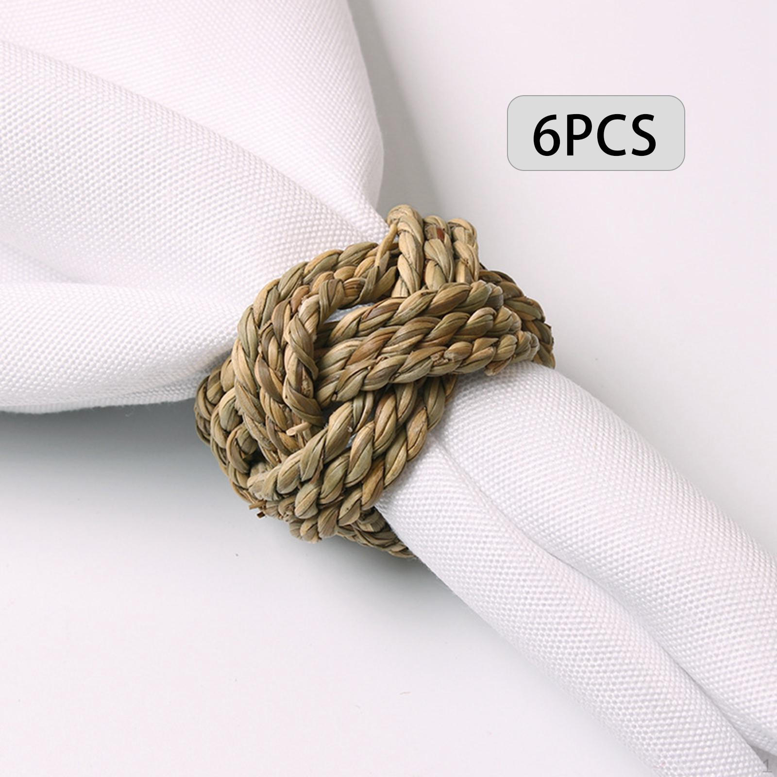 

6 Napkin Serviette for Dinner Table Festival Decor 4.3x4.4cm