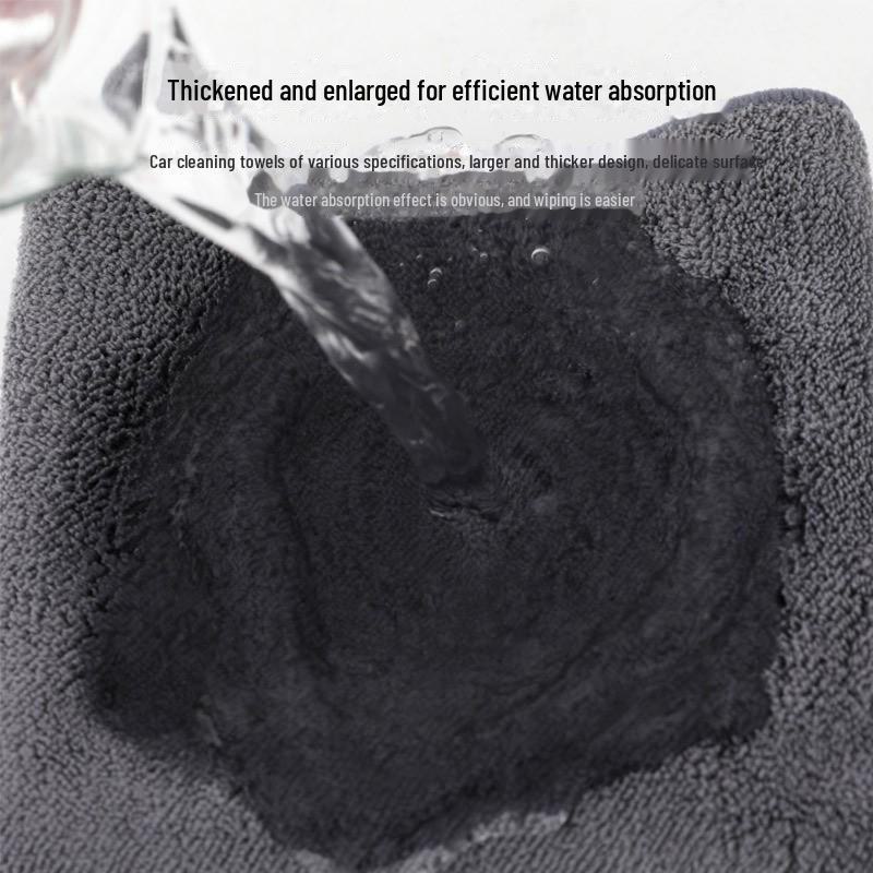 Dickes, saugfähiges Korallenfleece Autowaschtuch - Ideal für Tankstellen & Autoreinigung