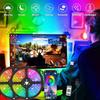 RGB LED Strip Light SMD 5050 USB APP Control Bluetooth Flexible Tape Diode Ribbon for TV Backdrop Living Room Bedroom
