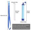 Personal Water Filter, Outdoor Water Filter Purifier Filtration Straw Water Filter, Water Filter Straw Emergency