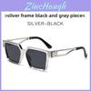 Millionaire Square Sunglasses With Uv400 Polarized Lenses For Fashionable Summer Wear