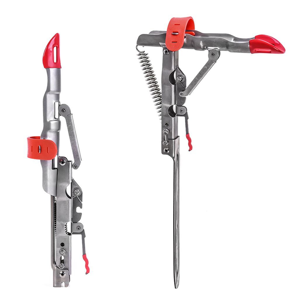 2PCS Automatische Frühling Angelrute Halter Klapp Angelrute Halterung Boden Stehen