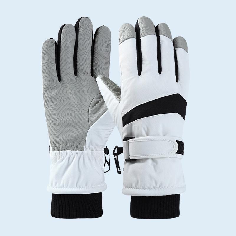 Vodotěsné dotykové cyklistické a lyžařské rukavice, větruodolné a teplé na podzim a zimu