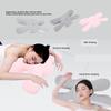 63x34x9cm Side Sleeper Pillow Blue Bed Pillow Ergonomic Neck Support Pillow  for Back Sleepers