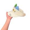 Cute Cartoon Cat Ear Sun Visor UV Blocking Breathable Soft Foldable Cap for Summer Fishing Camping Men Women