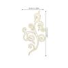 10Pcs Cloud Pattern Embroidered Applique Patches Self Adhesive Backing for Wedding Dress Costume Formal Gown DIY Decoration Iron