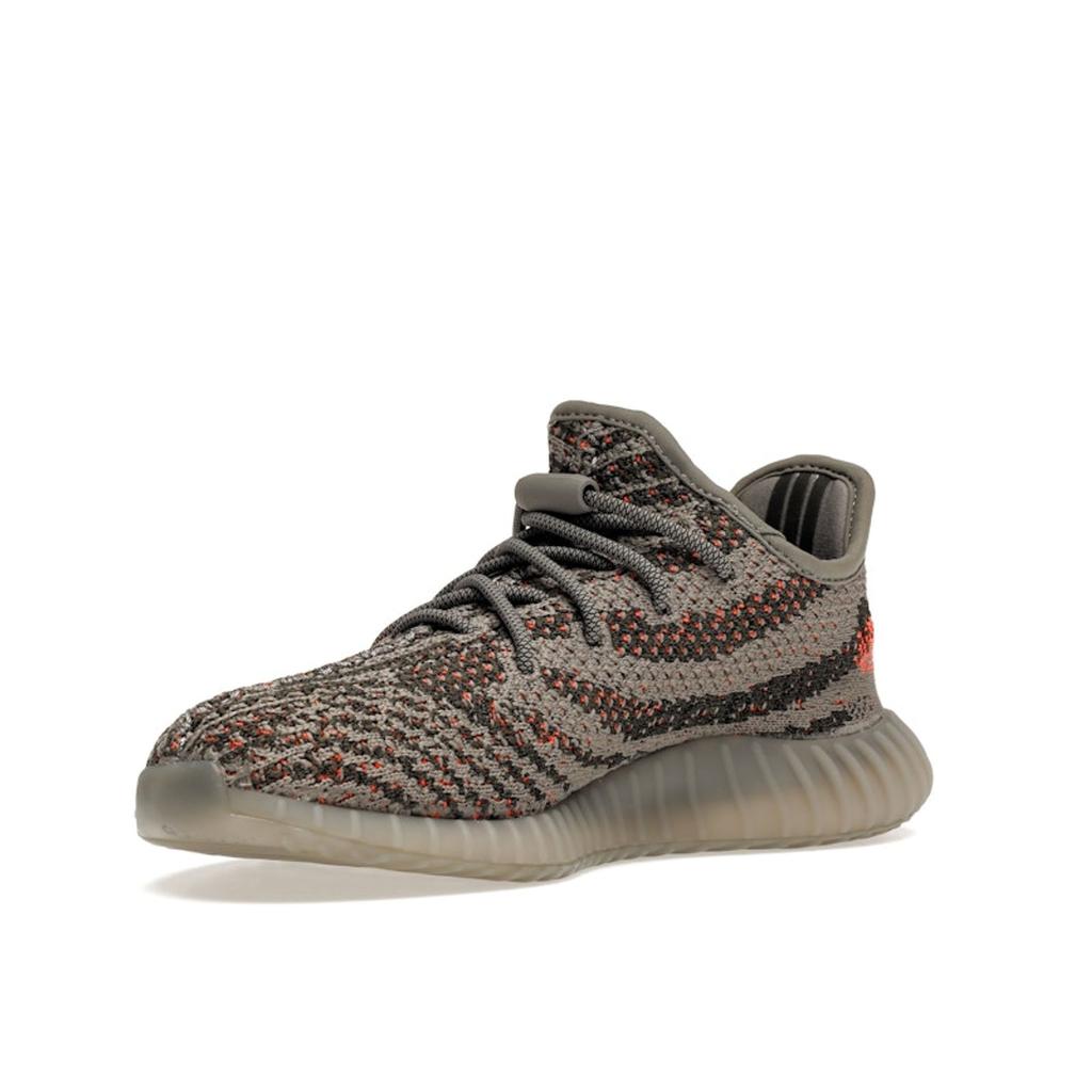 Adidas Yeezy Boost 350 V2 Kids Beluga Reflective Kids Sneakers Grey Steeple-Gray Solar-Red GW1230