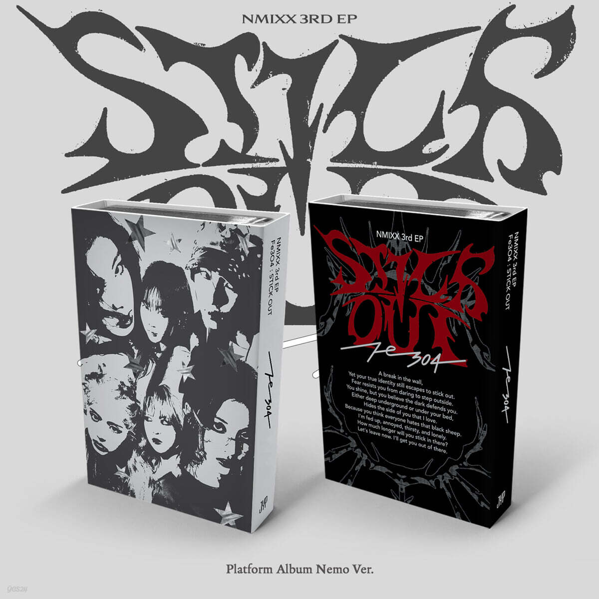 

NMIXX (Enmix) - Fe3O4: STICK OUT [Platform Album Nemo Ver.] [1 out of 2 randomly sent]