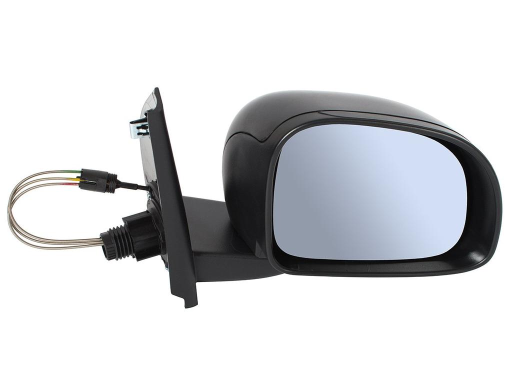Fiat Panda 09-12 manual outside mirror BLACK right
