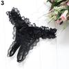 Women Sexy Thongs Briefs Open Crotch G-string Floral Lace Panties Underwear