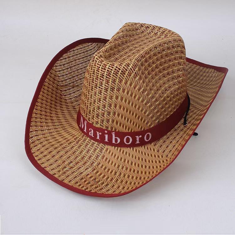 Lace Bow Straw Hat Women's Summer French Large Brim Sunscreen Hat Seaside Beach Vacation Sun Hat