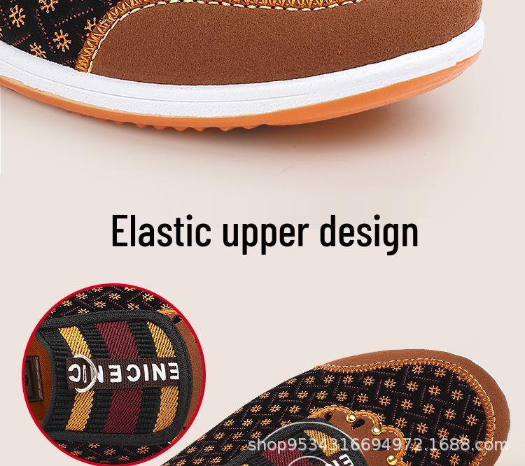 Women's Comfortable Slip-On Cloth Shoes - Spring & Fall Style for Middle-Aged & Elderly