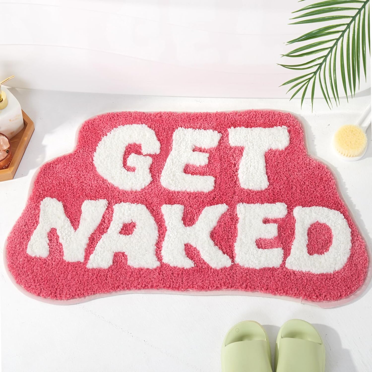 

Lettered Rug, Machine Washable And Non-Slip, Suitable For Bathroom Floor Mats, An Elegant Home Decoration Item 40x60cm 16x24inch