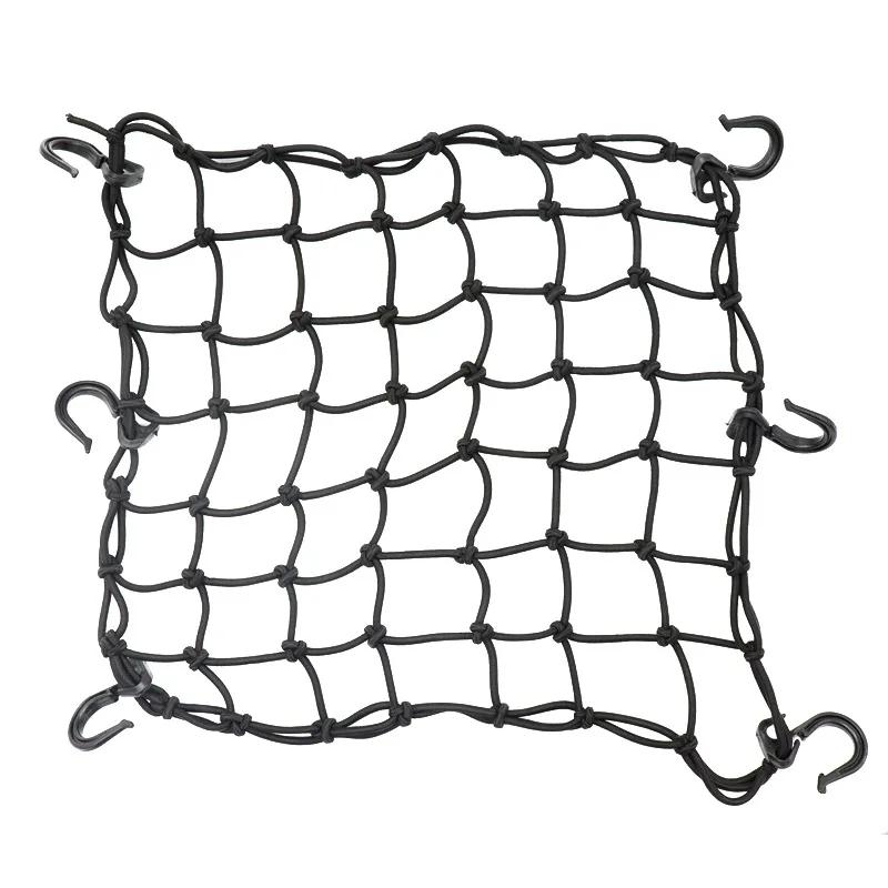 Motorcycle Luggage Net Bike 6 Hooks Hold Down Fuel Tank Luggage Mesh Web Styling High Quality moto adjustable Cargo Net