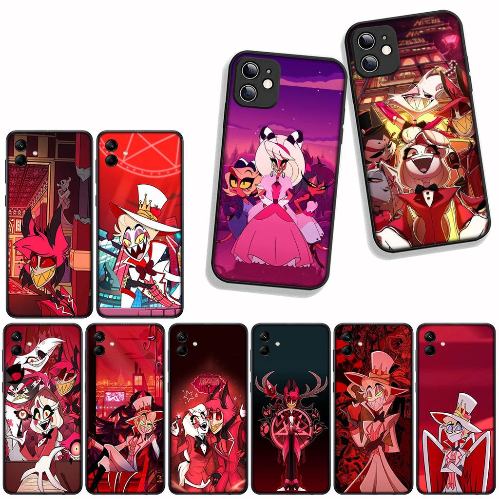 for Apple iPhone 17 16 15 11 Pro XS Max XR 6 7 8 Plus + SE 2020 5 16E Phone Cover Case H-Hazbins Alastor H-Hotels Angel Dust