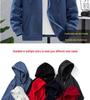 Men's Plus Size Fleece-Lined Zipper Hoodie - Thick, Loose Fit for Autumn and Winter