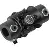 Cciyu Black Steering Joints 3/4" DD X 13/16"-36 Spline U-Joint Shaft 83mm