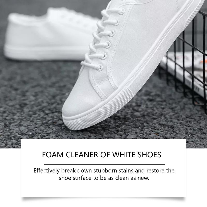 

120Ml Sneaker Cleaner Foam Cleaner For White Shoes, Boots, Canvas Cleaning Stain Remover Spray Removes Dirt Grime And Yellow 1pcs