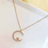 Necklace for Women, Star and Moon Design In Gold Color, Jewelry for Daily Wear and Gifts