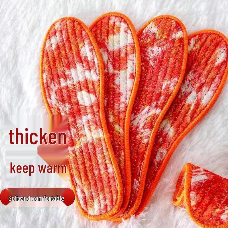 Alpaca Wool Winter Insoles: Thick, Fluffy, Breathable, Sweat-Absorbing Cotton Felt for Men & Women