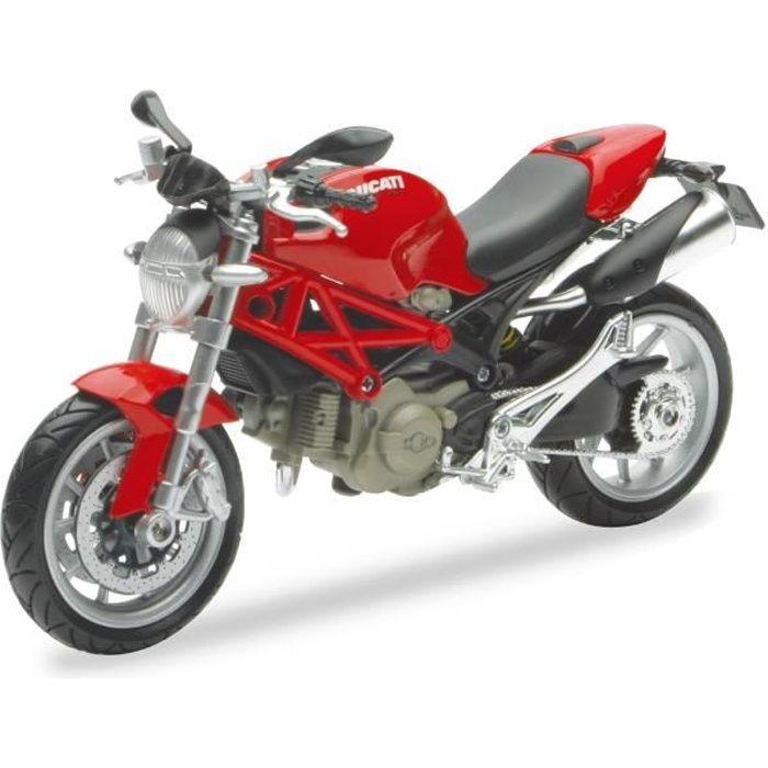 Miniature Motorcycle - NEWRAY - Ducati Monster 1100 - 1/12 - 17 Cm - Red - Mixed