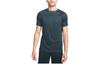 T Shirts Men's Dark Blue Crew Neck Moderate Straight Fit FB6333-328