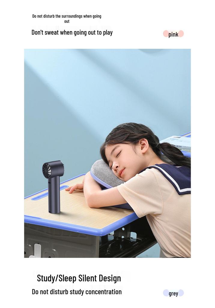 T233 High-Speed Portable USB Fan with Digital Display