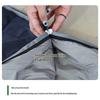 Erwachsenen-Umhang-Schlafsack Winddicht Kältebeständig Warm Auto Notfall Polyester 200cm Schal-Stil