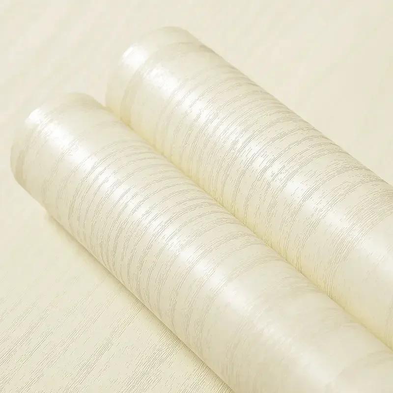 Wasserabweisende Holz-Vinyl-Wandverkleidung Rolle Selbstklebende Dekor Kontaktpapier Türen Schrank Schreibtisch Moderne Möbel Dekorativer Aufkleber