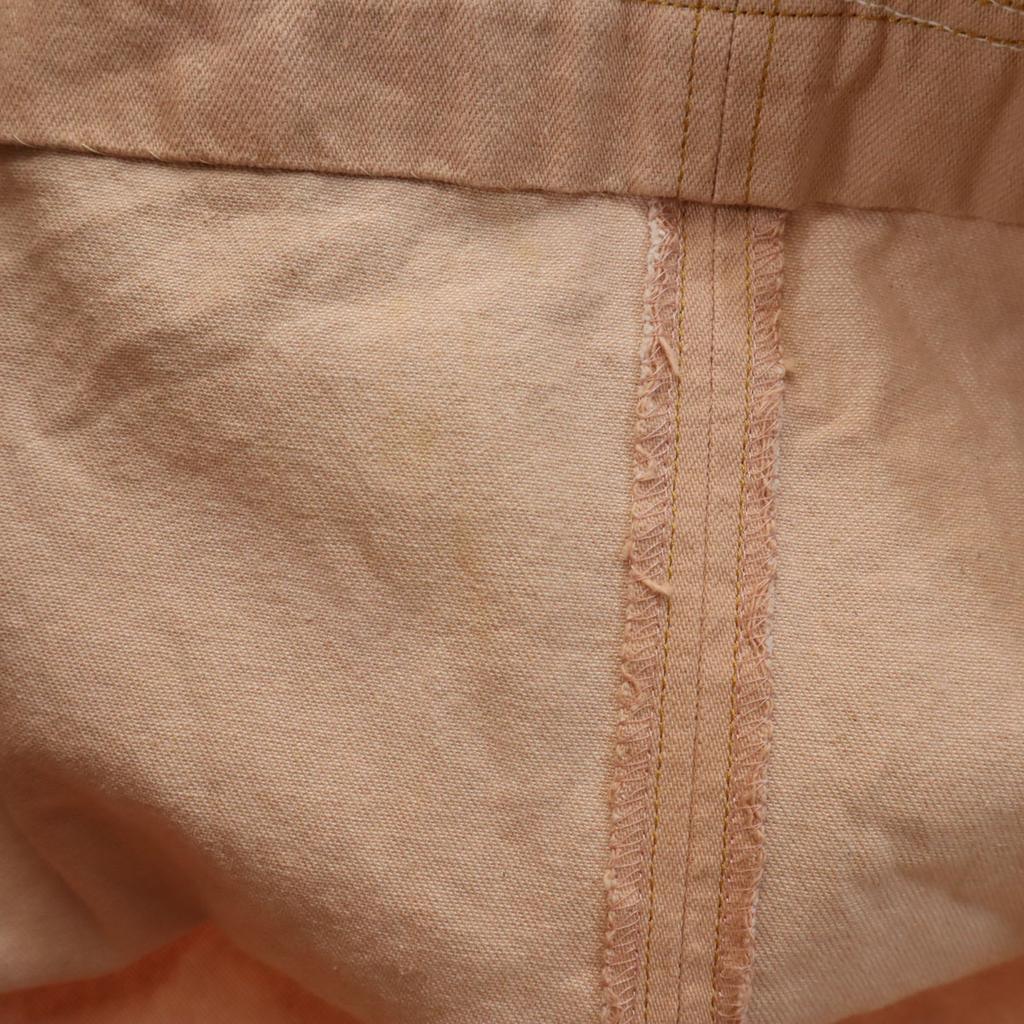 PINK HOUSE No Sleeve Denim Jumper Skirt Salmon Pink One Piece Women Used