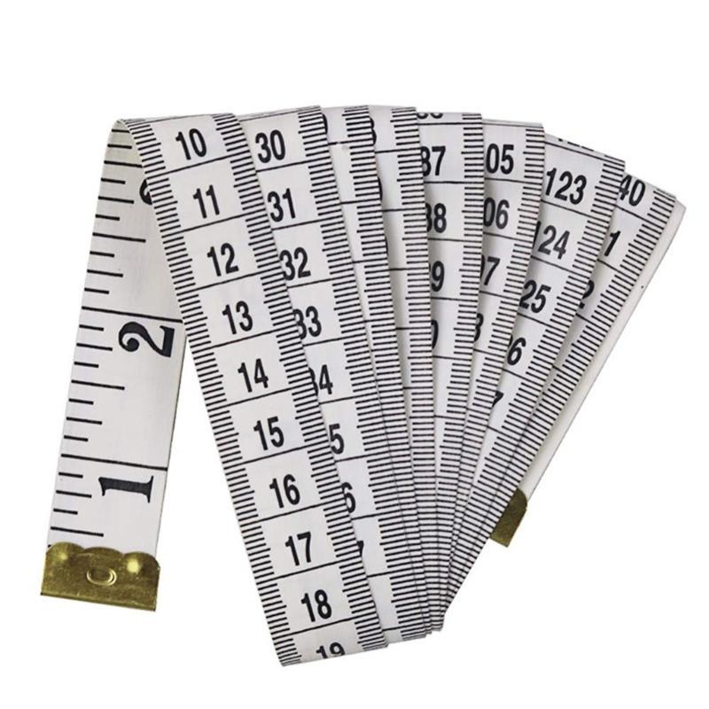 

Flexible Plastic Measuring Tape 300CM Portable Sewing Tool For Dressmaking Hobbies белый