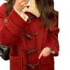Coat Women's Woolen Winter Mid-length Over-the-knee High-end Horn Button Woolen Coat