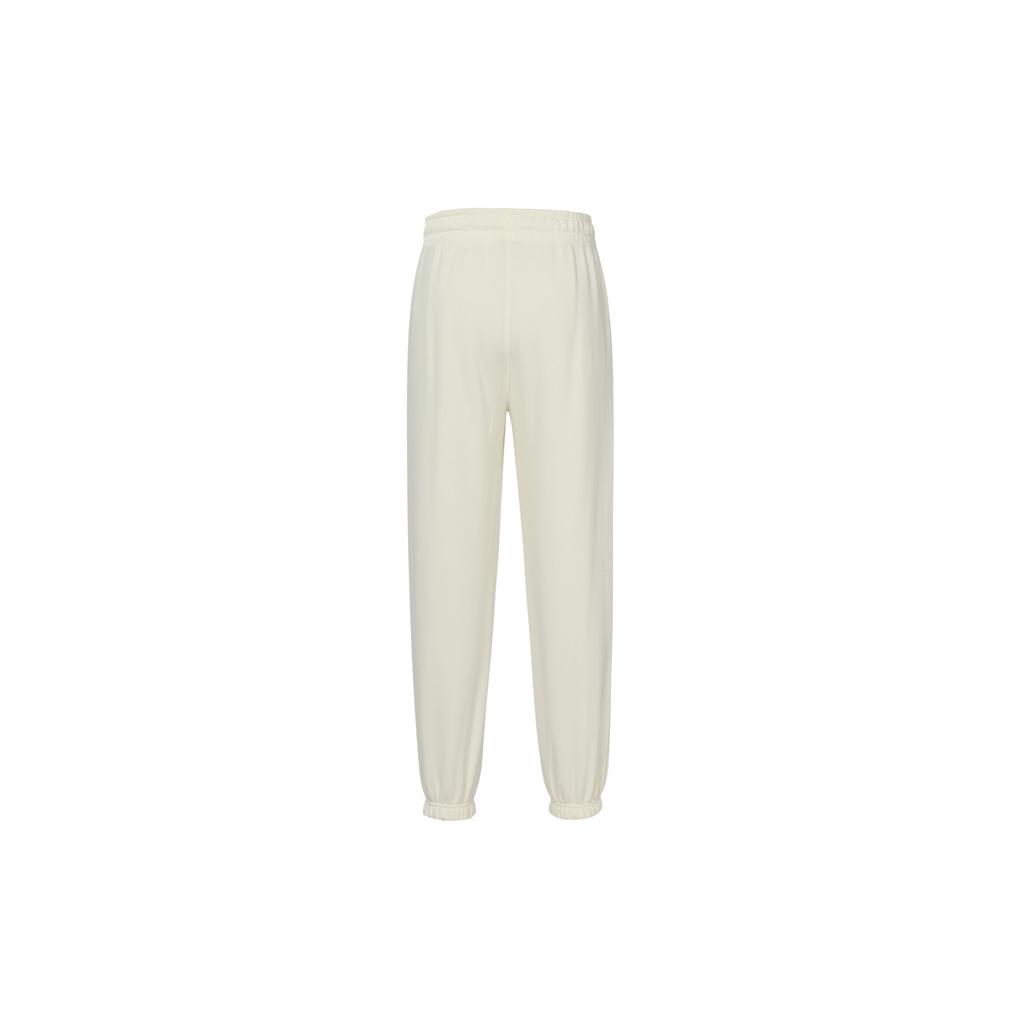 Jordan Embroidered Mid-Rise Jogger Pants with Drawstring Women Bottoms White FD4804-133